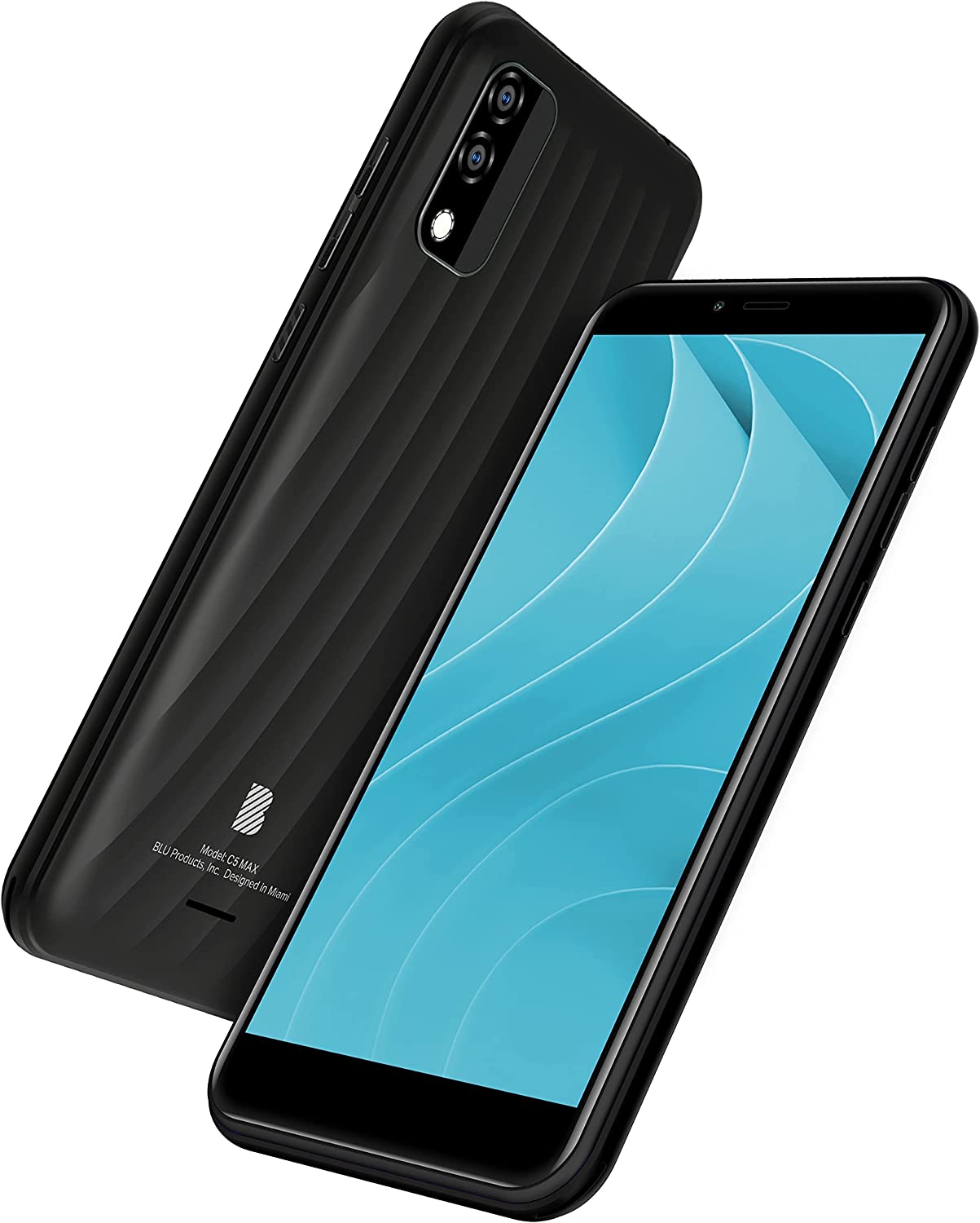 BLU C5 Max | 2022 | Long Lasting Battery | Unlocked | 5.7” HD+ Display | 16GB | 5MP Camera | US Warranty (Black) - Image 3